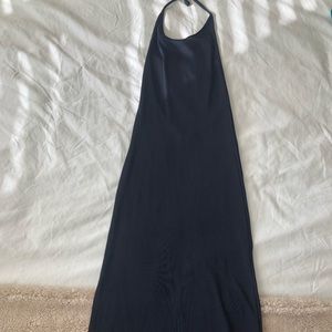 Maxi ribbed body con dress